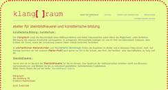 Desktop Screenshot of klangraum-sb.de